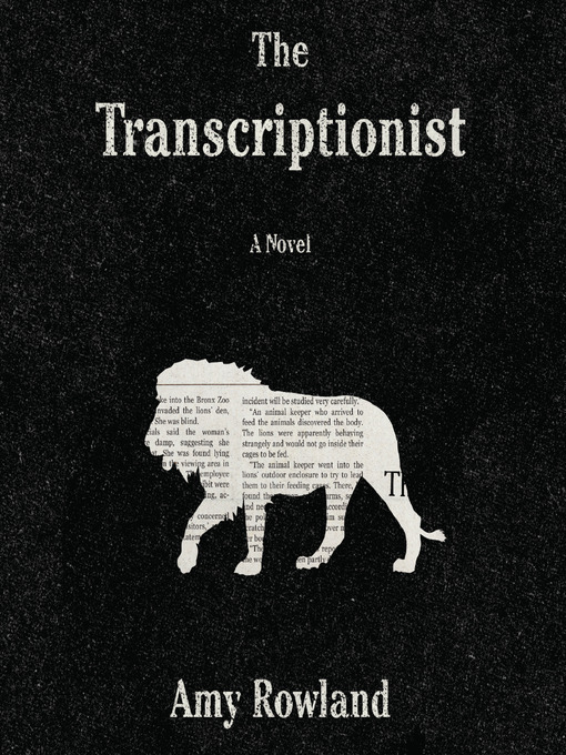 Title details for The Transcriptionist by Amy Rowland - Wait list